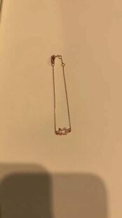 FRED斐登 弗雷德马蹄扣满钻手链18k玫瑰金黄金韩国免税正品明星款