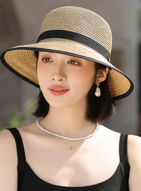 草帽出游百搭女春夏季遮阳防晒