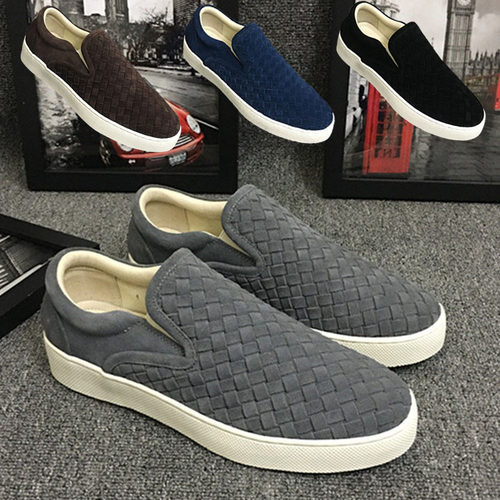磨砂皮一脚蹬欧洲站休闲男乐福鞋