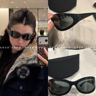 26FW INSHUA 复古猫眼发箍太阳镜护目镜 新品 挖到宝了