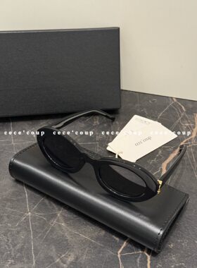 26ss猫眼黑色墨镜遮阳太阳镜