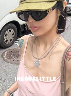 26s新款银色圆珠字母项链女士