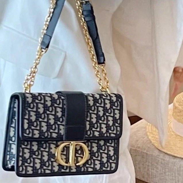 宝藏款 toujours 黑色菱格手提斜挎单肩包土著包横款托特包1219