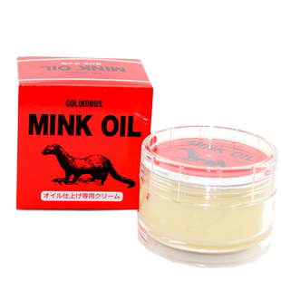 日本哥伦布斯貂油膏真皮保养油膏Mink oil貂油黄狼膏COLUMBUS貂油