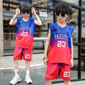 儿童篮球服套装 男童速干比赛训练服女孩篮球衣幼儿园六一表演服装