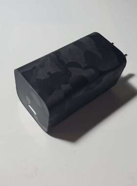 机肤适用于小米33w 65w氮化镓GaN充电头贴纸充电器迷彩碳纤3M膜