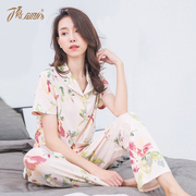 Top melon dưa ngắn tay đồ ngủ mùa hè ngắn tay quần short mùa hè thường nhà dịch vụ nam giới và phụ nữ đặt 2018 sản phẩm mới