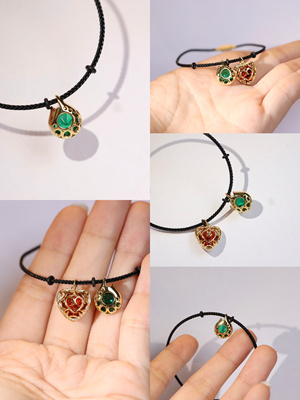 塞尔达传说：心之容器 精力容器s925镀18k金项链林克周边王国之泪