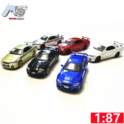 微缩都市汽车模型改装GTR87比例
