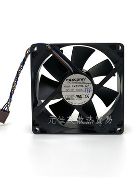 全新Foxconn富士康 PVA092G12S 12V 0.40A 9CM四线温控机箱风扇