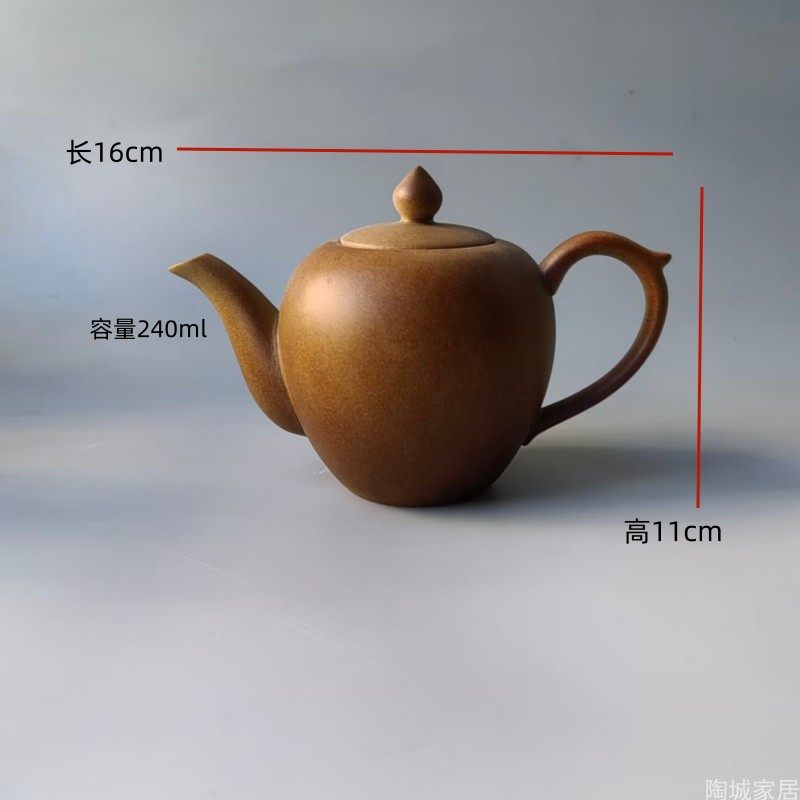 粗陶美人壶半手工陶瓷茶壶茶具泡茶壶功夫单壶大容量简约茶杯复古,餐饮具,茶壶,淘宝优惠券,粉丝福利购,淘宝优惠卷