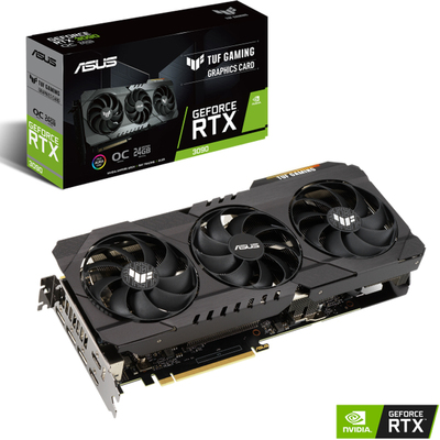 ASUS 华硕TUF-RTX3090-O24G-GAMING  电竞游戏显卡猛禽4090