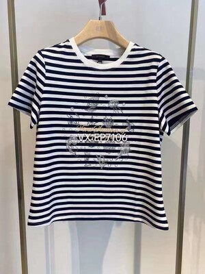 大雅家春夏款经典圆领印花休闲短袖T恤衫 HFJEC5316A/B-1199