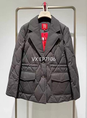 秋冬款高端系列绿色白鹅绒羽绒服 EPIIWY104A-10999