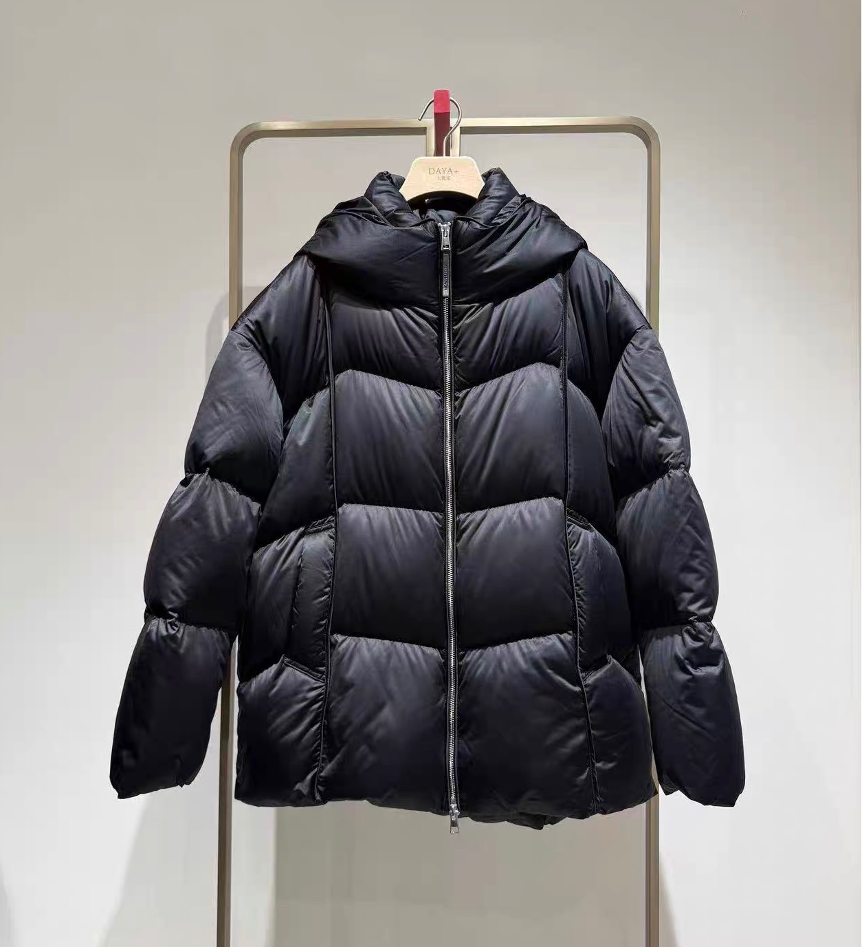 大雅家秋冬款连帽一手长保暖防风鹅绒羽绒服 HFKIAY928A-6399