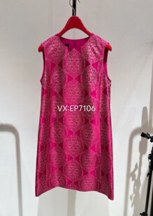 非遗宋锦重工真丝提花马甲连衣裙 7999 EGKPS4133A