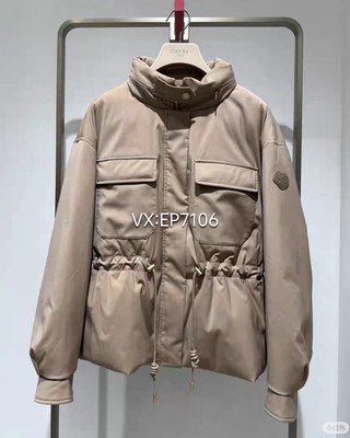 秋冬款高级系列卡其色高奢羊毛羽绒服 EPJIWY904A-8999