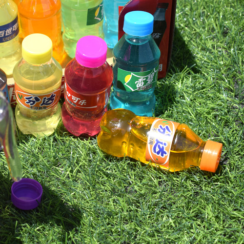 迷你可乐雪碧便利店假水