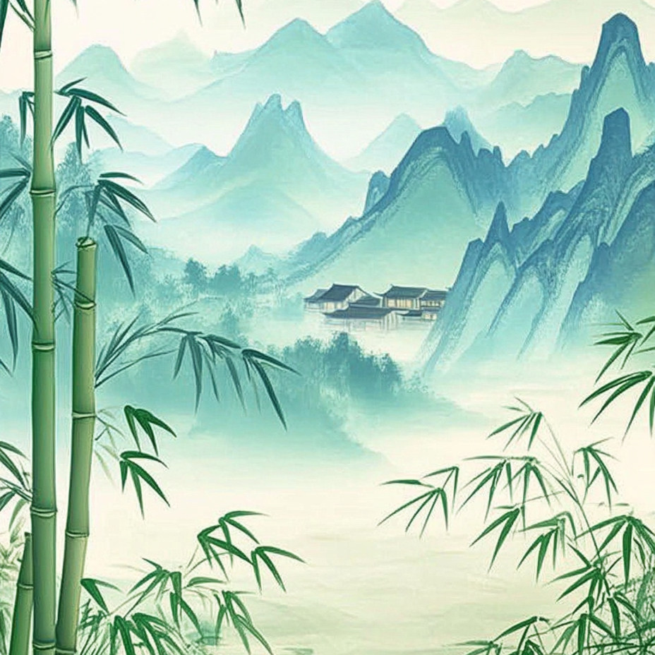 带框钻石画竹子diy钻石绣卡通马赛克拼图粘贴画相框
