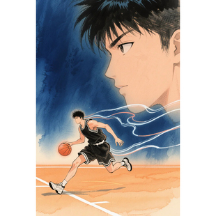 钻石画diy篮球流川枫数字拼图粘贴点钻画手工家居装饰画