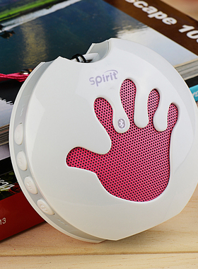 spirit 小手掌磨耳朵英语机mp3外放儿歌便携式音响插卡蓝牙小音箱