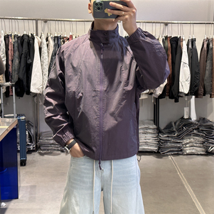 复古户外简约休闲廓形外套潮 立领夹克男美式 2026春夏新款 潮牌工装