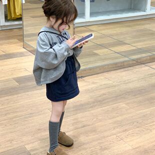 女童套装春秋款2025新款时髦女宝宝公主风洋气衣服儿童装两件套裙