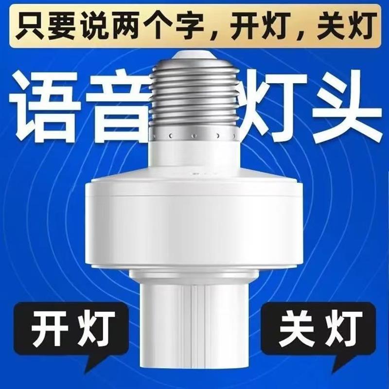 智能语音灯头声控感应灯E