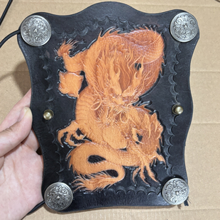 梁志弓箭纯牛皮手工制作护臂