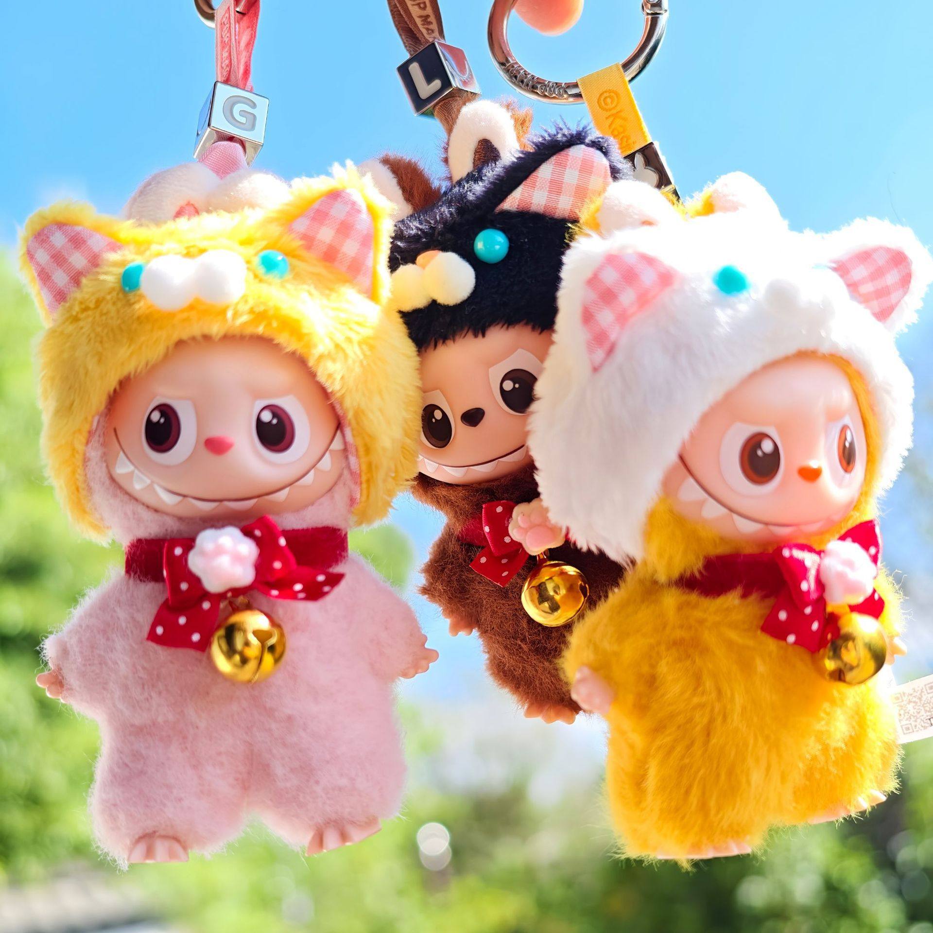 四代心底密码拉布布娃衣动物帽子新年铃铛着替4.0挂件labubu衣服,模玩/动漫/周边/娃圈三坑/桌游,潮玩娃衣,淘宝优惠券,粉丝福利购,淘宝优惠卷