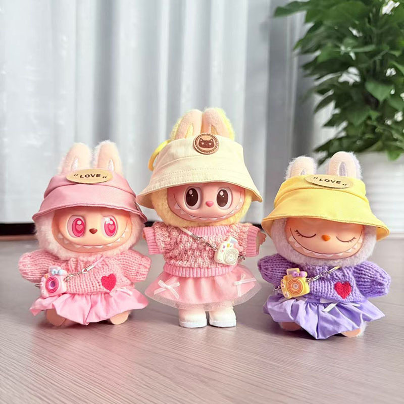 仅娃衣】一二三代钥匙扣Labubu衣服挂件拉布布娃衣爱意毛衣套装,模玩/动漫/周边/娃圈三坑/桌游,潮玩娃衣,淘宝优惠券,粉丝福利购,淘宝优惠卷