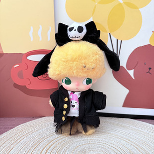 泡泡玛马毛绒挂件DIMOO搪胶衣服布鲁托娃衣骷髅美乐蒂套装可爱