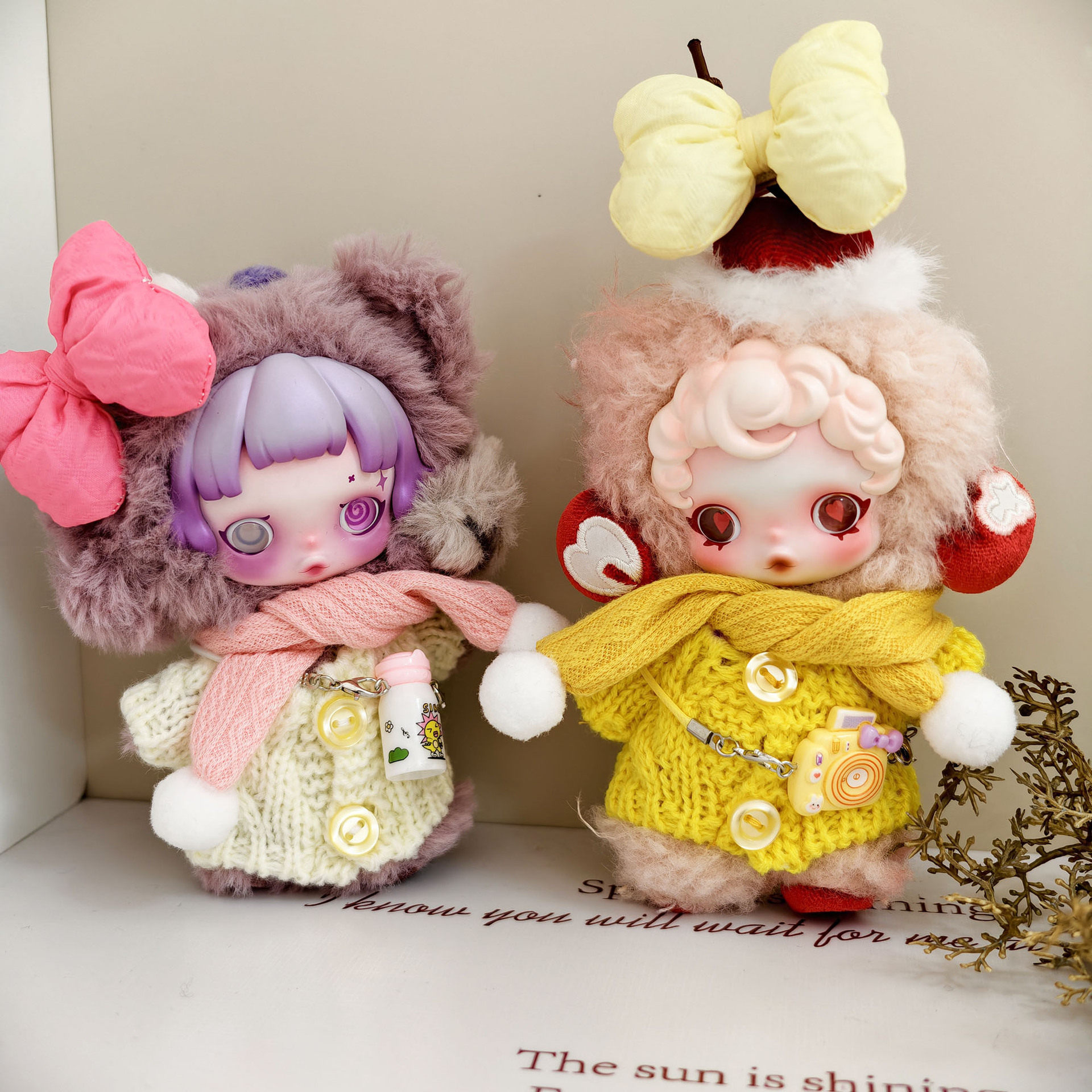 SKULLPANDA3代不眠剧场潮玩公仔衣服光织园毛绒玩偶毛衣围巾套装,模玩/动漫/周边/娃圈三坑/桌游,潮玩娃衣,淘宝优惠券,粉丝福利购,淘宝优惠卷