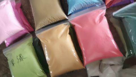 包邮彩专用沙子金丝画景泰蓝婚庆