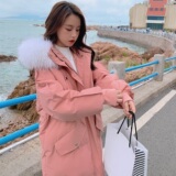 现货冬装中长款羽绒棉服235-M611-P190，控278，女装棉衣/棉服，金十上
