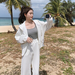 现货新款  休闲简约显瘦运动套装235-9967-P155-控218图片