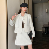 新款风小香风流苏半身裙套装235-327-P155-控228，女装套装/套裙，金十上