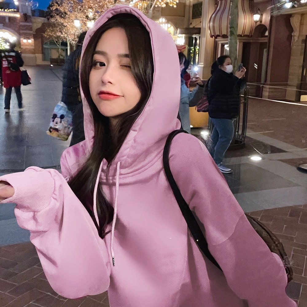 已出货 2022春装上衣女士粉色套装卫衣235-N099-P95，控138图片