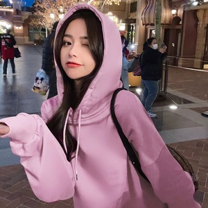 已出货 2022春装上衣女士粉色套装卫衣235-N099-P95，控138图片