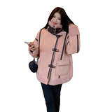 【现货】皮毛一体立领加厚短款外套235-9935-P175-控258，女装短外套，金十上