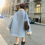 【现货】皮毛一体加绒羊羔毛235-351-P185-控278，女装毛呢外套，金十上