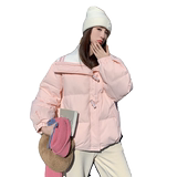 韩版学院风短款90羽绒服女2025年冬季新款加厚显瘦保暖白鸭绒外套，女装棉衣/棉服，金十上
