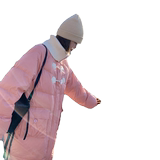 新款【现货现货】牛角扣中长款棉服外套235-9956-P195-控278，女装棉衣/棉服，金十上