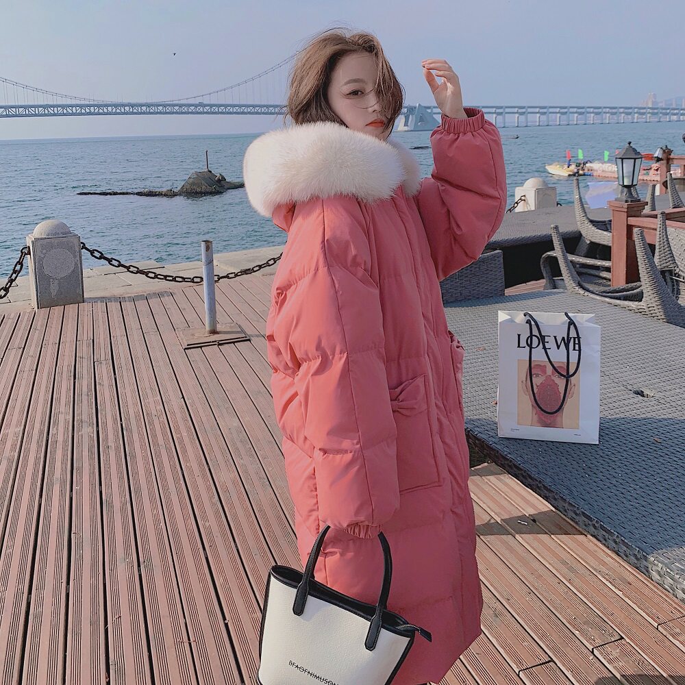 现货冬装树莓色糖果口袋棉服235-M595-P185，控268,女装棉衣/棉服,金十上