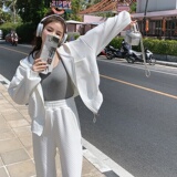 现货新款休闲简约显瘦运动套装235-9967-P155-控218，女装皮草，金十上