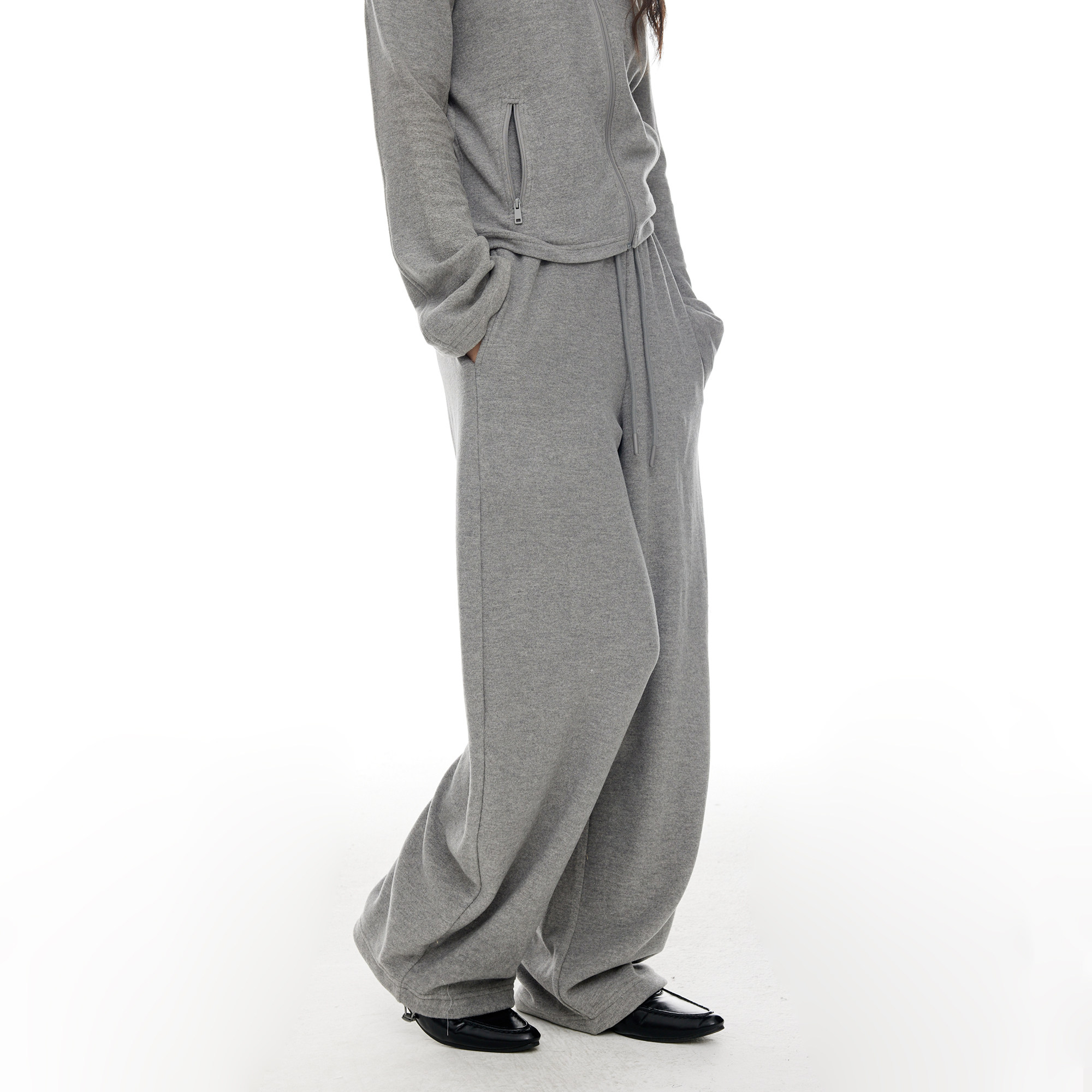 美式复古宽松裤子直筒运动卫裤女春季2026新款垂感阔腿裤休闲长裤,女装/女士精品,卫裤,淘宝优惠券,粉丝福利购,淘宝优惠卷