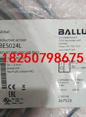 全新原装正品巴鲁夫传感器BES024L BES M12MG-议价