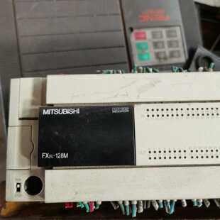 三菱FX3UPLC拆机一台型号FX3U128MRES议价