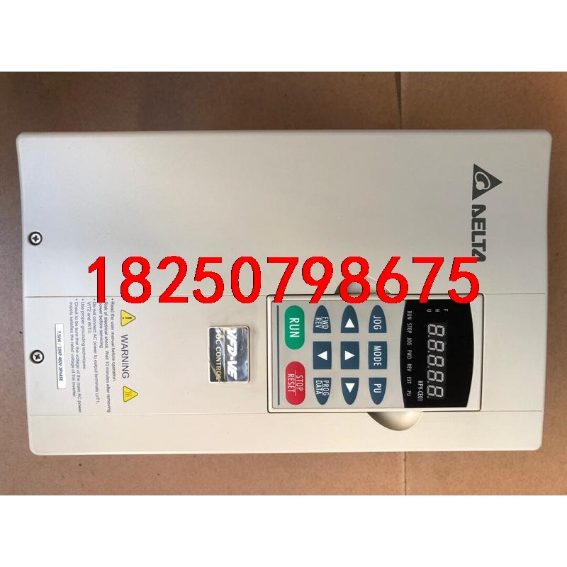 台达变频器 VFD-VE 7.5kw 装柜成色实物拍摄，很新议价