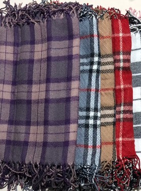 9930  流浪风仿羊绒纯秋冬侧流苏百搭围脖    165*32CM